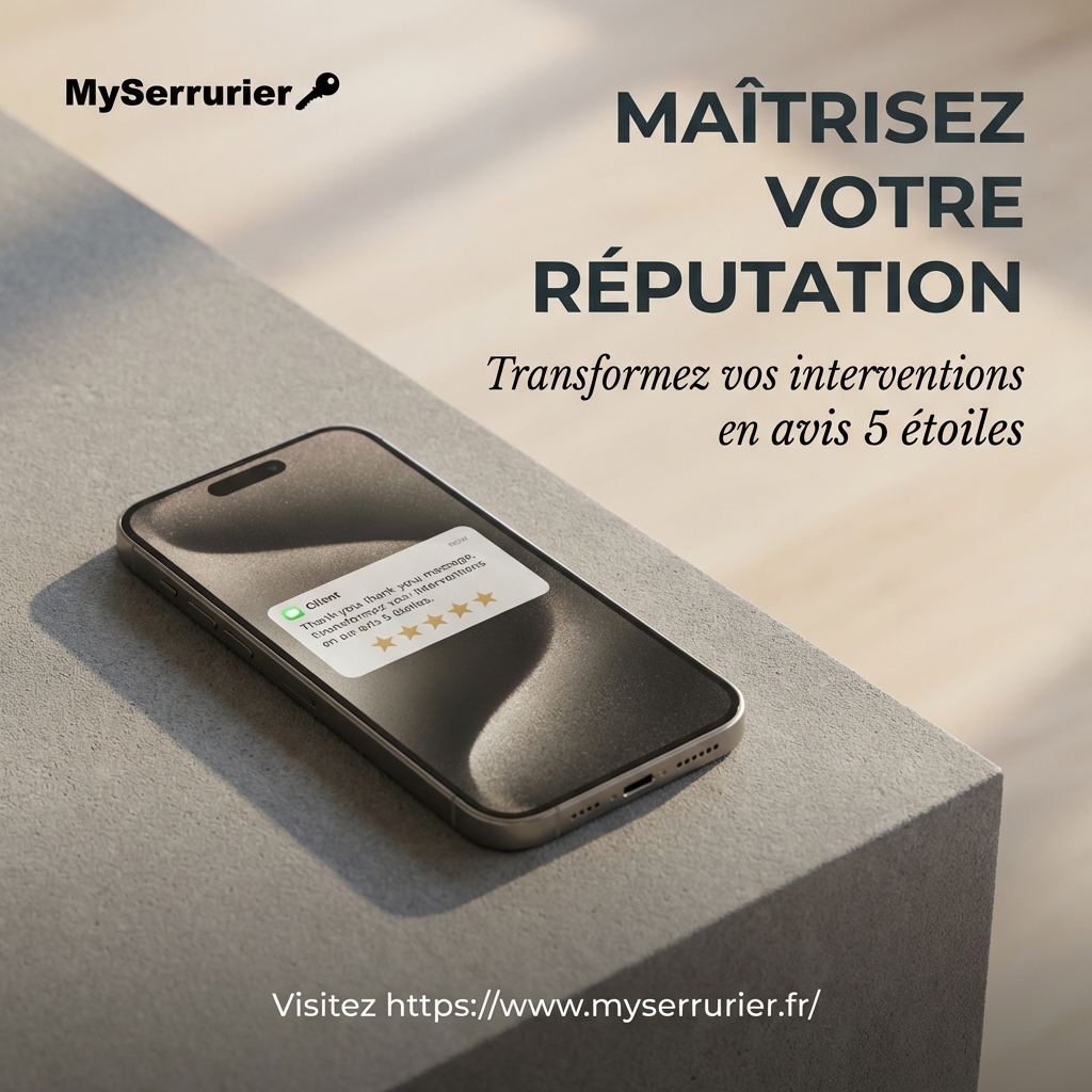Optimisez votre rentabilité en 2026 : Maîtrisez vos avis clients avec MySerrurier 1