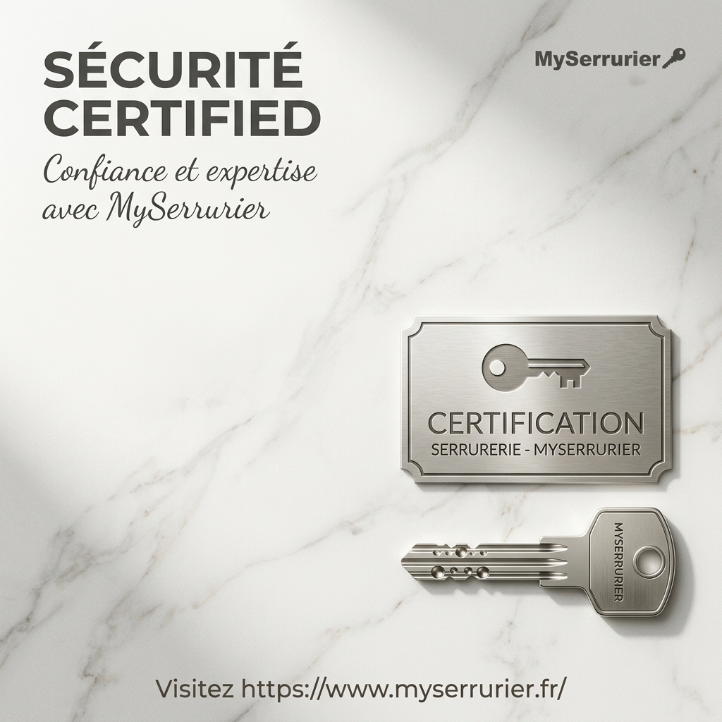 Pourquoi choisir un serrurier certifié MySerrurier ? 1