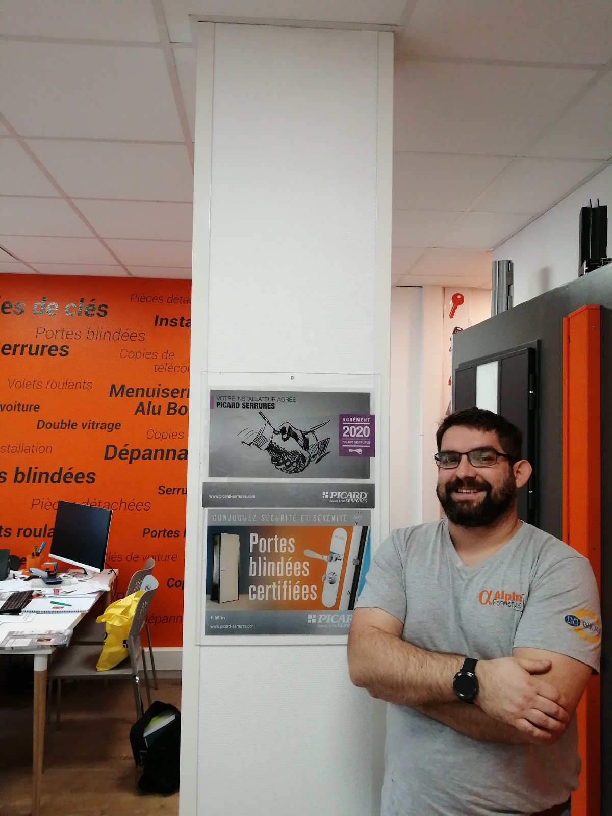 Alpha fermetures - changement de serrures - Picard Serrures