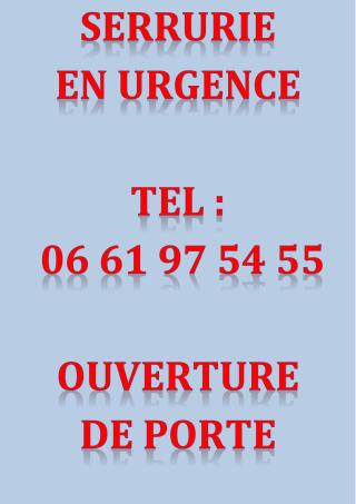 Serrurier La Clé du Charrel 0